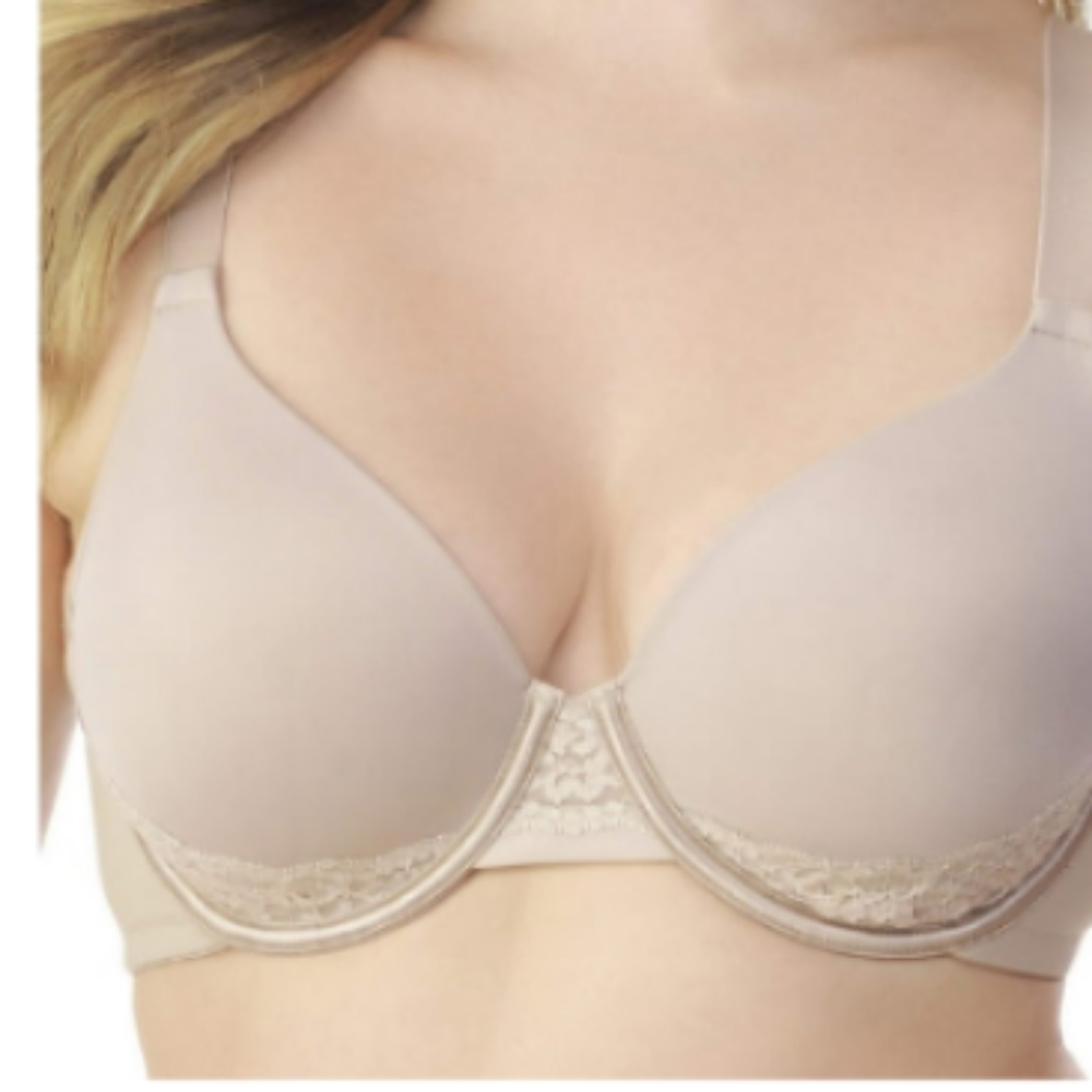 Curvation Women's Full Figure Perfect  Back Underwire Bra. Color Toated Cocnt